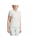 Dámske tričko adidas Aeroready Train Essentials 3-stripes Tee beige HZ5681, béžové